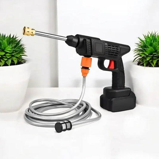 SurtiWala.pk™ - Automatic Cordless Wireless Car Wash Spray Gun High Pressure 48v Lithium Water Jet