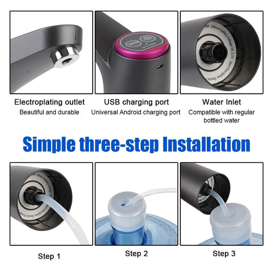 SurtiWala.pk™ - Electric Water Pump Charging Touch Control
