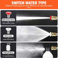 SurtiWala.pk™ - Automatic Cordless Wireless Car Wash Spray Gun High Pressure 48v Lithium Water Jet