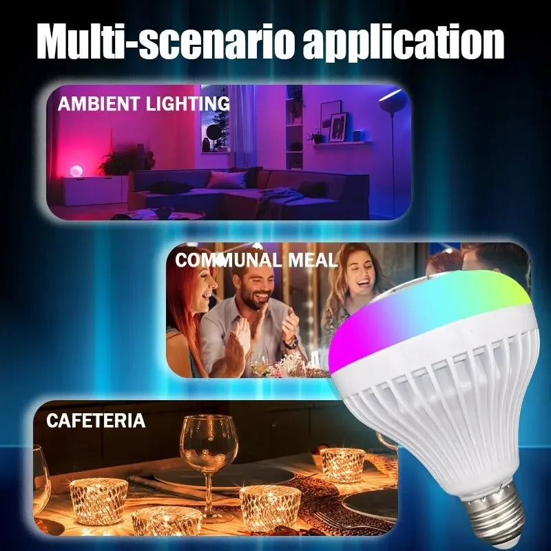 SurtiWala.pk™ - Smart Led Light Bulb With Built-in Bluetooth Speaker