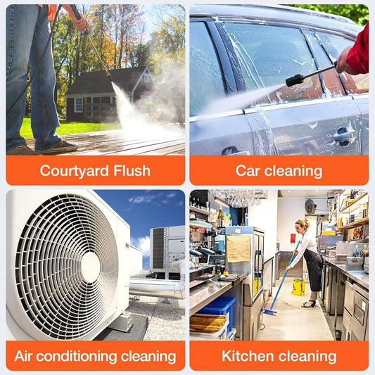 SurtiWala.pk™ - Automatic Cordless Wireless Car Wash Spray Gun High Pressure 48v Lithium Water Jet