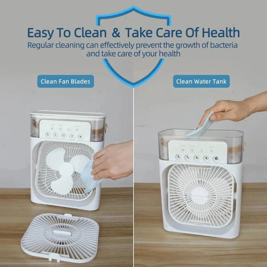 SurtiWala.pk™ - 3 In 1 Air Humidifier Water Cooling Fan